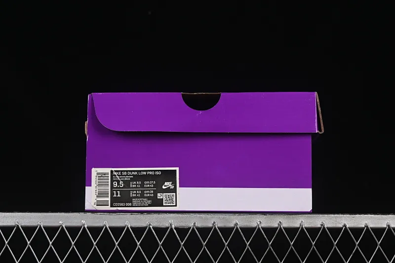 All Categories Nk SB Dunk Series Nk SB Dunk Low Low-top sneakers Nk SB Dunk Low Pro ISO Raw rubber black SB low-top sports and leisure sneakers CD2563-006